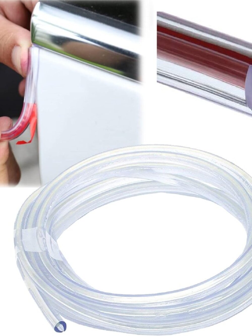 Car Door Edge Guards Clear, 16Ft Rubber Seal Protector U Shape Edge Trim Car Doo